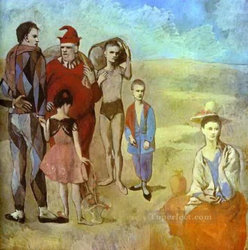 Pablo Picasso Painting - La familia de Saltimbanques 1905 Pablo Picasso